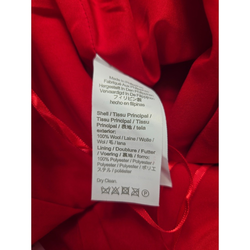 J.Crew No. 3 Pencil Skirt Red 100% Wool BD513 Womens 6 - Picture 6 of 11